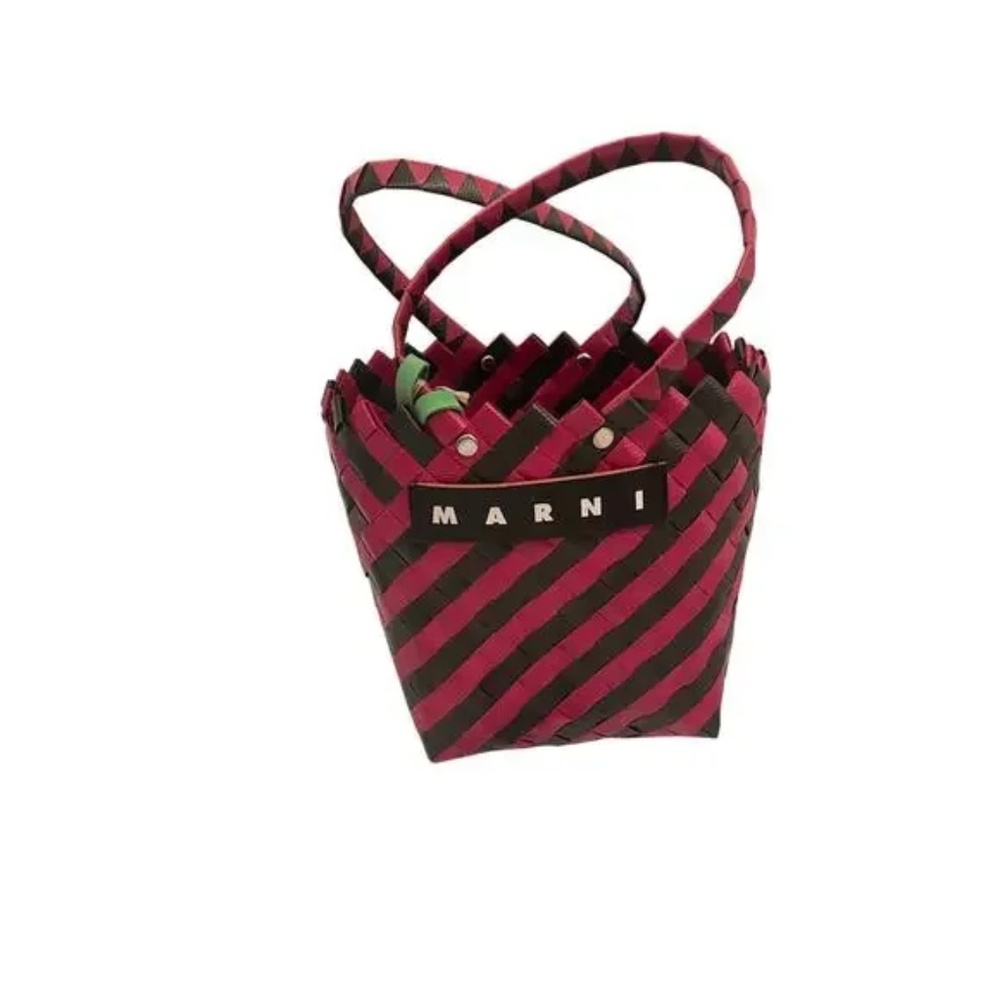 Marni Market Taha Bag with Woven Handle NWT
